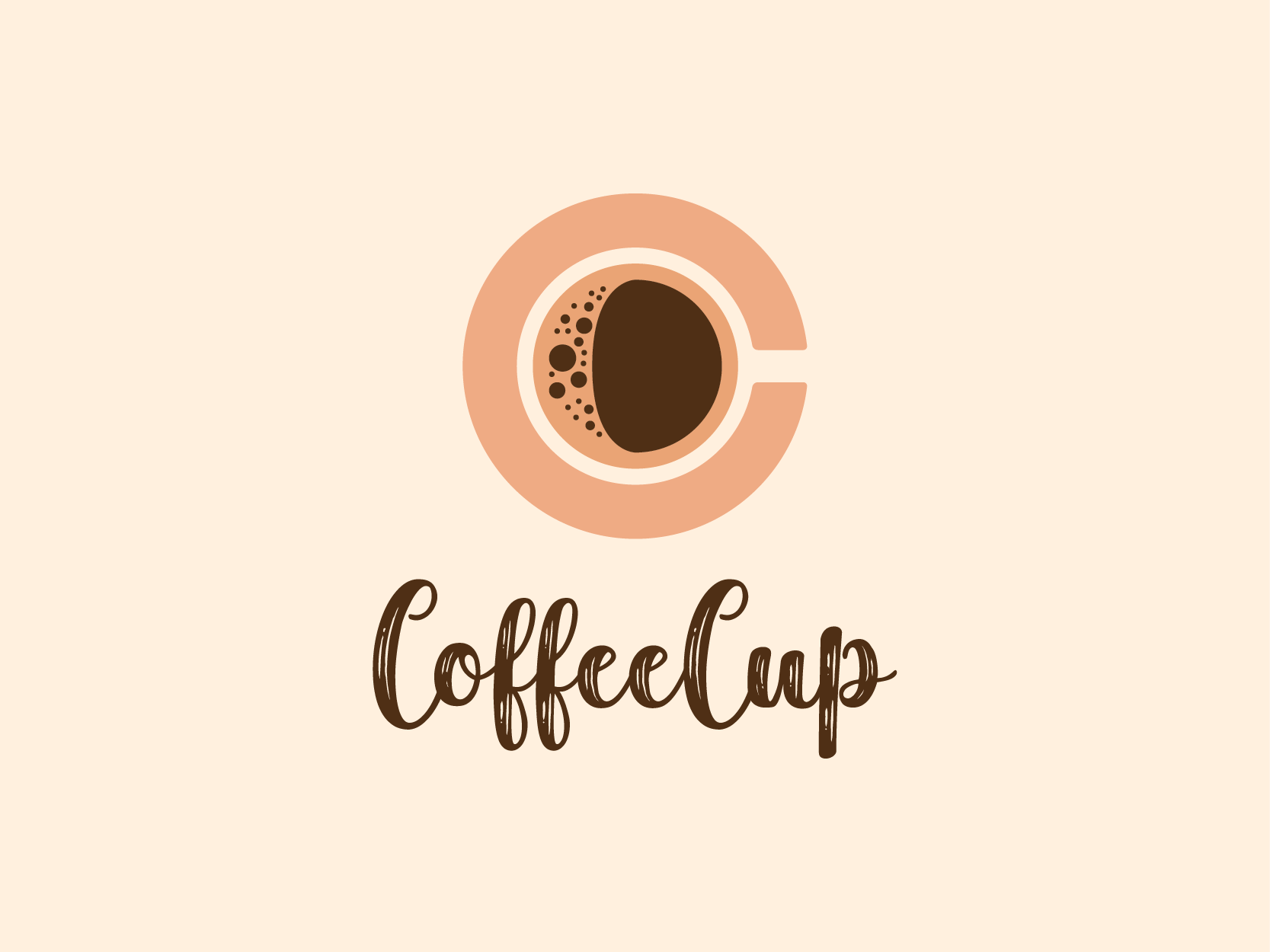 logo cà phê đơn giản