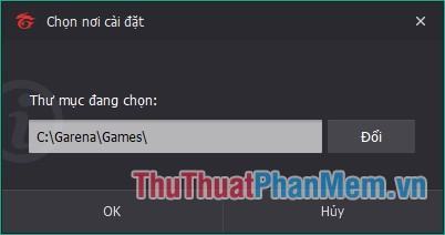 Chọn thư mục để lưu game