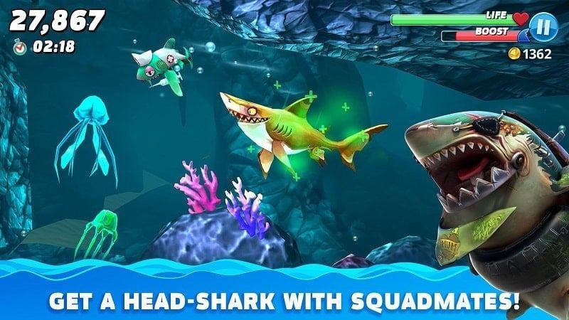 Hungry Shark World mod android