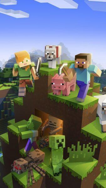 Hình nền Minecraft cho điện thoại