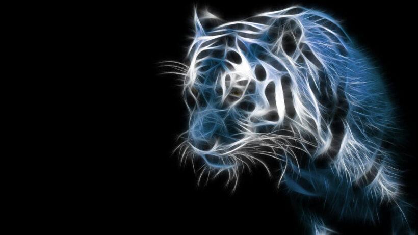 Hình ảnh con hổ 3D chất lượng