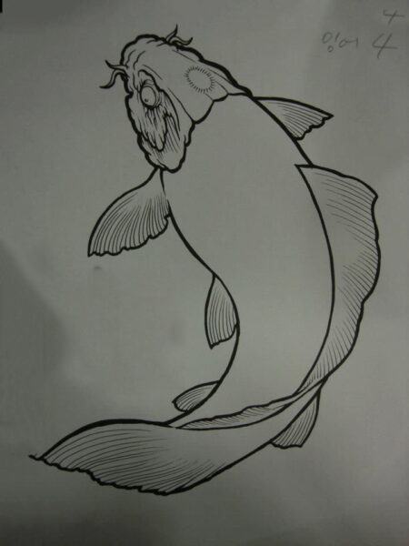 Cách vẽ cá chép Koi đẹp