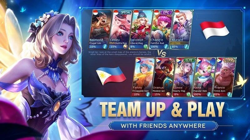 Tải xuống bản mod Mobile Legends