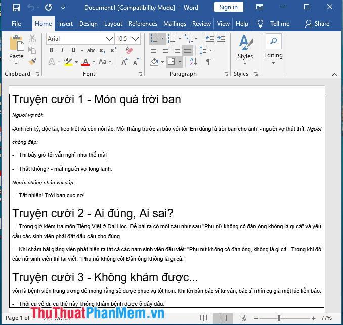 Chuyển văn bản từ ảnh định dạng JPG sang định dạng file Word