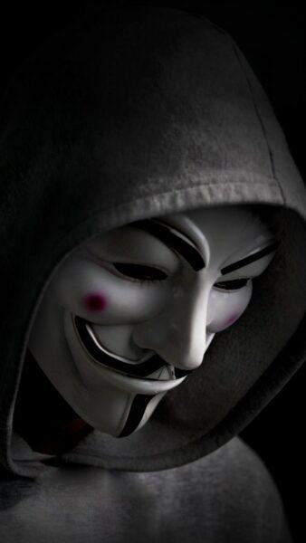 Hình ảnh Hacker Anonymous buồn