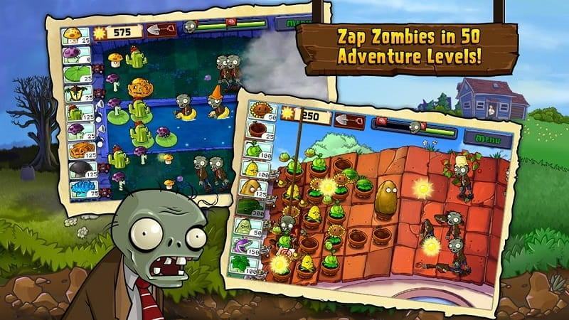 APK bản mod Plants vs Zombies