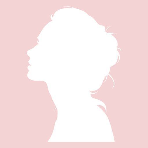 Hình ảnh avatar màu trắng đầy tâm trạng của một cô gái