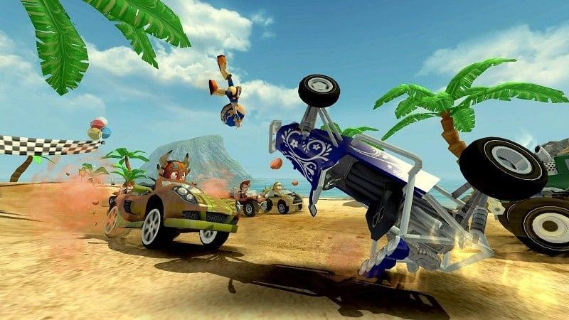 Bãi biển Buggy Racing MOD tải xuống