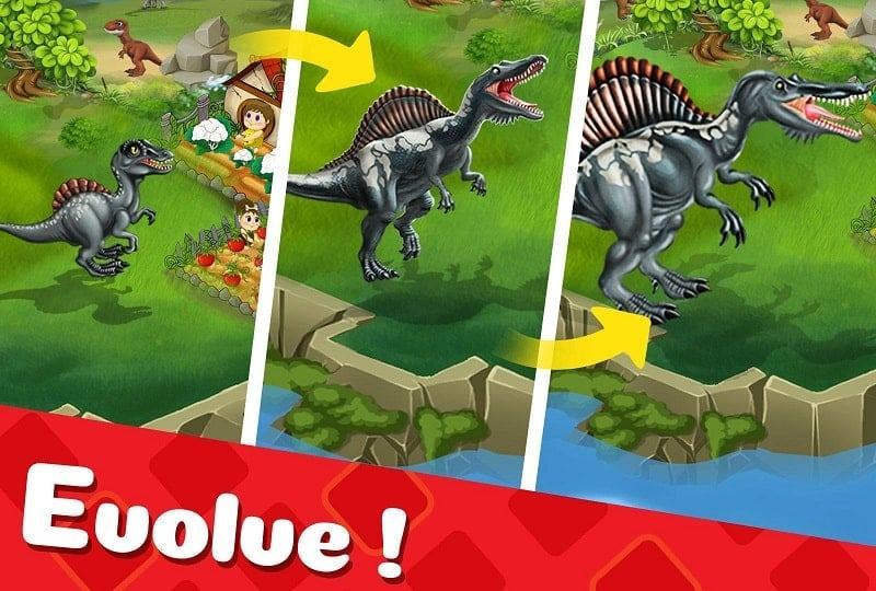 THẾ GIỚI DINO mod android