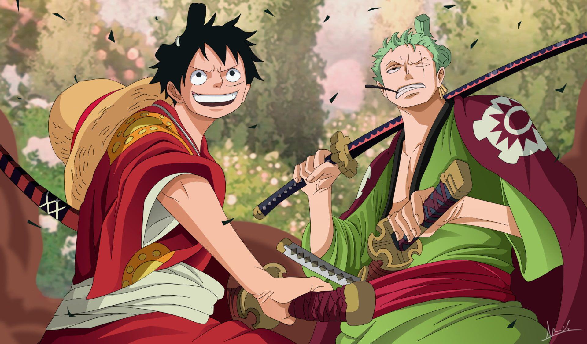 Ảnh 3D đẹp nhất về Zoro và Luffy