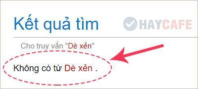 De shovel is not in Vietnamese dictionary