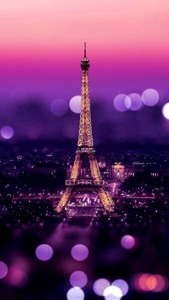 Hình nền tháp Eiffel đẹp cho điện thoại Android
