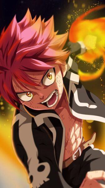 Hình ảnh Natsu Dragneel chiến đấu