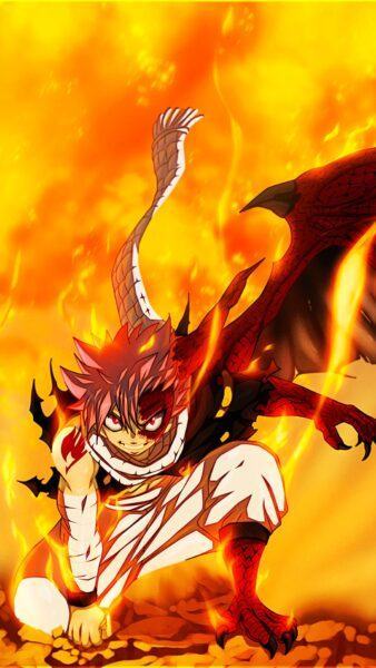 Hình ảnh Natsu Dragneel biến thành rồng