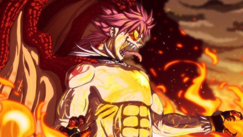 Hình ảnh Natsu Dragneel biến thành rồng