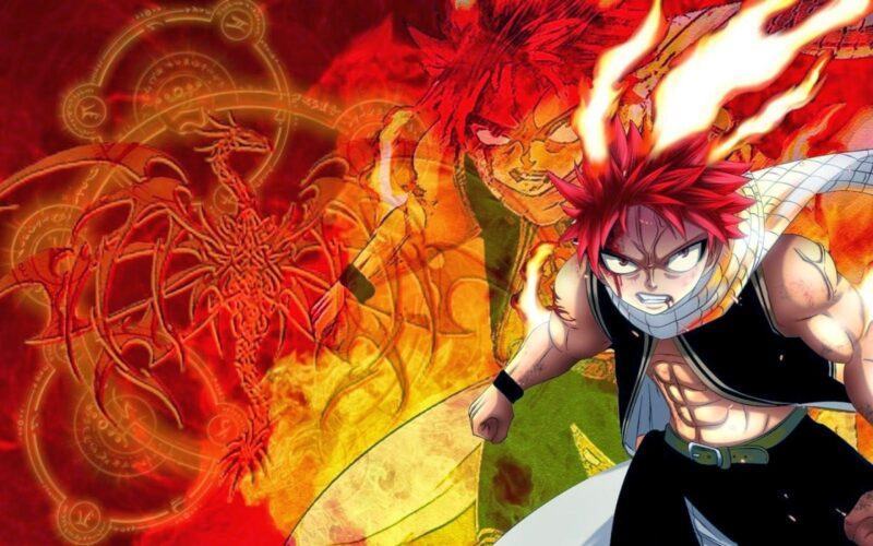 Hình ảnh Natsu Dragneel biến thành rồng