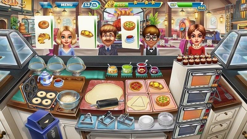 Bản mod Cooking Fever miễn phí