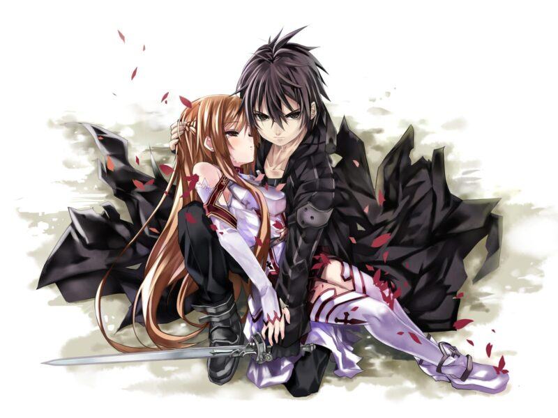 Hình ảnh buồn của Kirito và Asuna