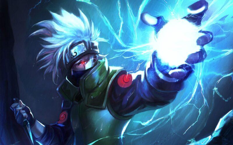 Hình ảnh Kakashi phô diễn sức mạnh