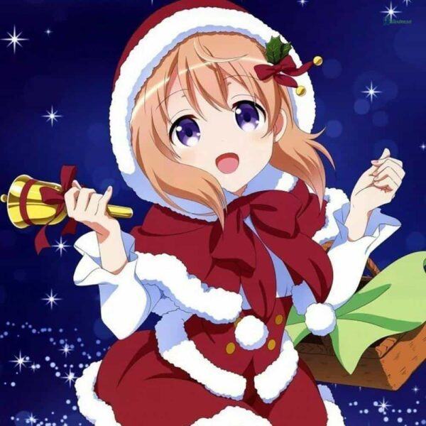 ảnh avatar anime giáng sinh