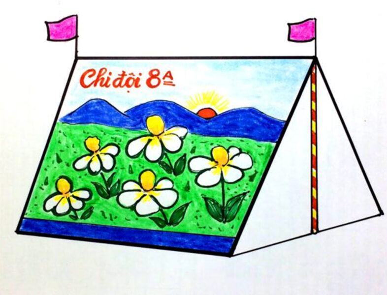 Top 50 cách vẽ tranh đề tài trang trí lều trại lớp 8 đẹp nhất  Sửa Chữa Tủ  Lạnh Chuyên Sâu Tại Hà Nội