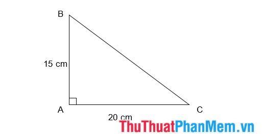 Tính chu vi tam giác vuông