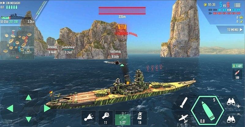 Apk mod Battle of Warships