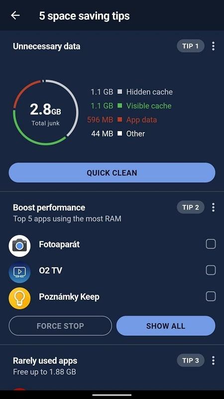 Chế độ CCleaner cho Android