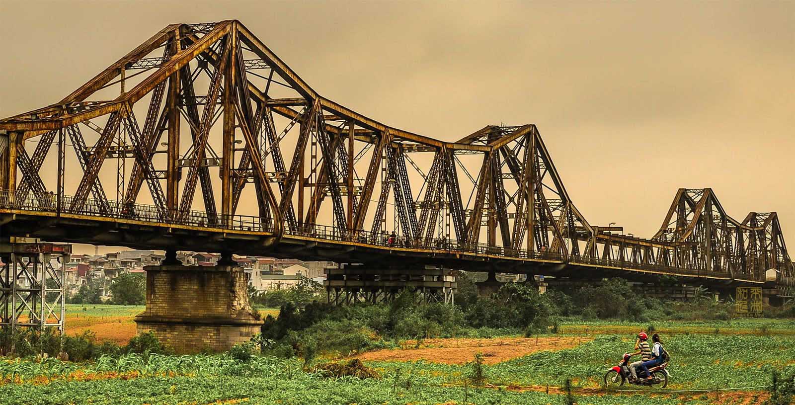 Ảnh vẻ đẹp cổ kính của cầu Long Biên-Hà Nội