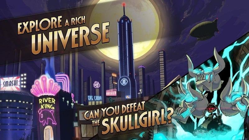 Apk mod Skullgirls Fighting RPG miễn phí