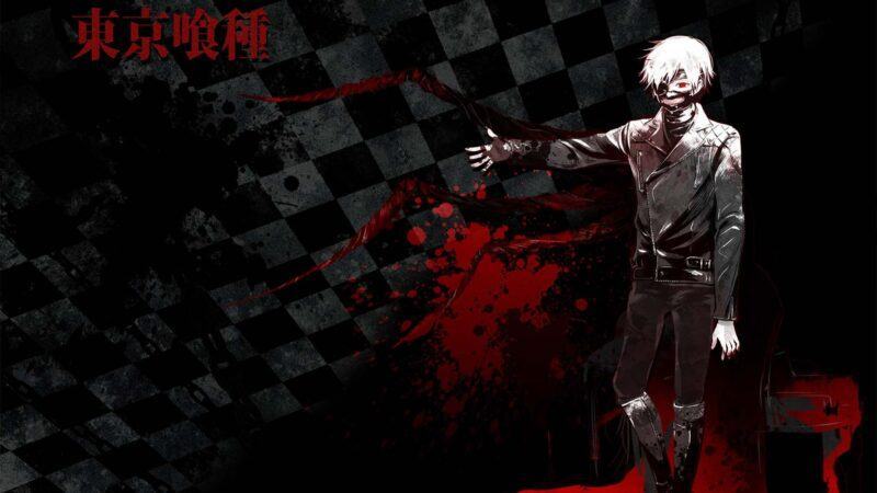 Máu và hình ảnh của Kaneki Ken