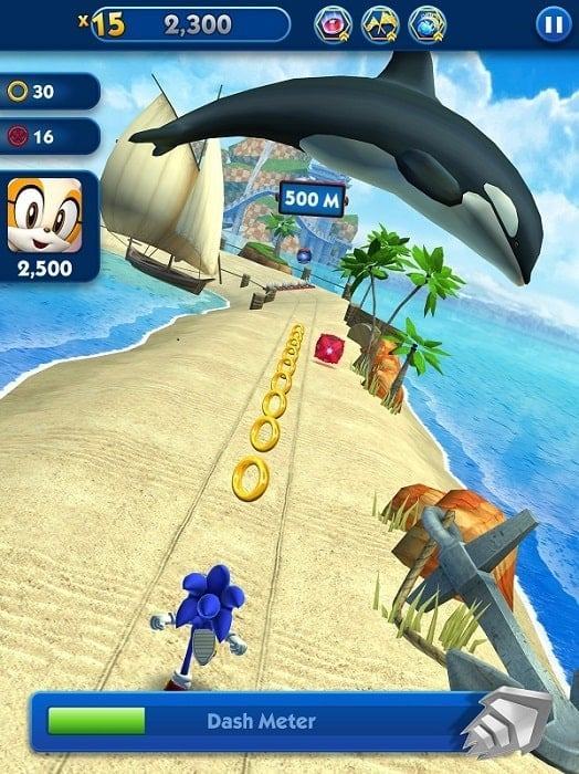 Apk mod Sonic Dash