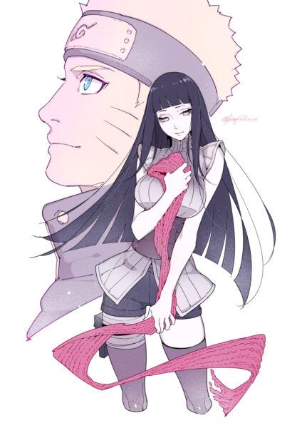 ảnh đẹp Hinata ôm naruto