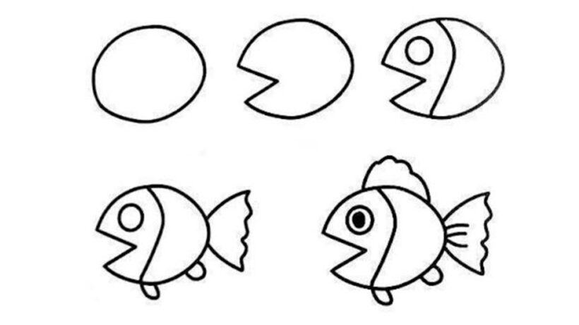 Làm thế nào để vẽ một con cá