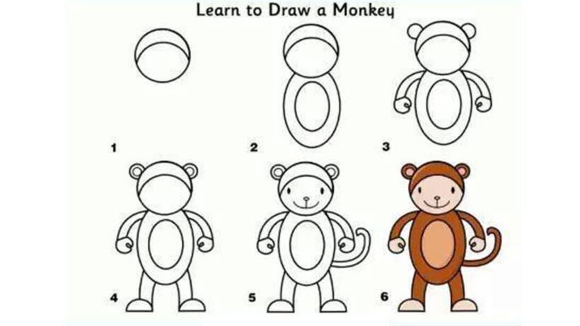 Làm thế nào để vẽ một con khỉ