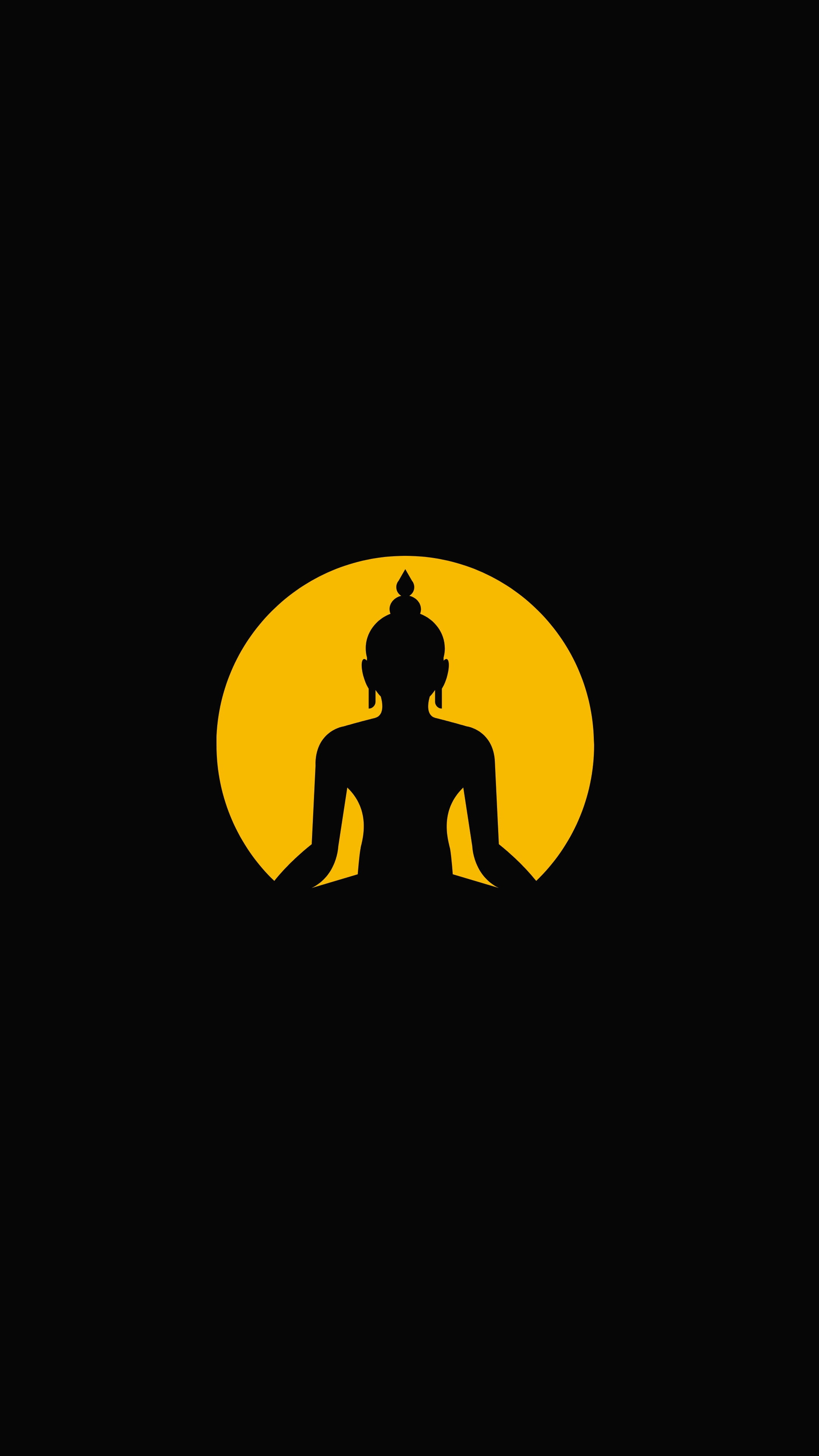 Hình nền Phật ngồi thiền cho iphone