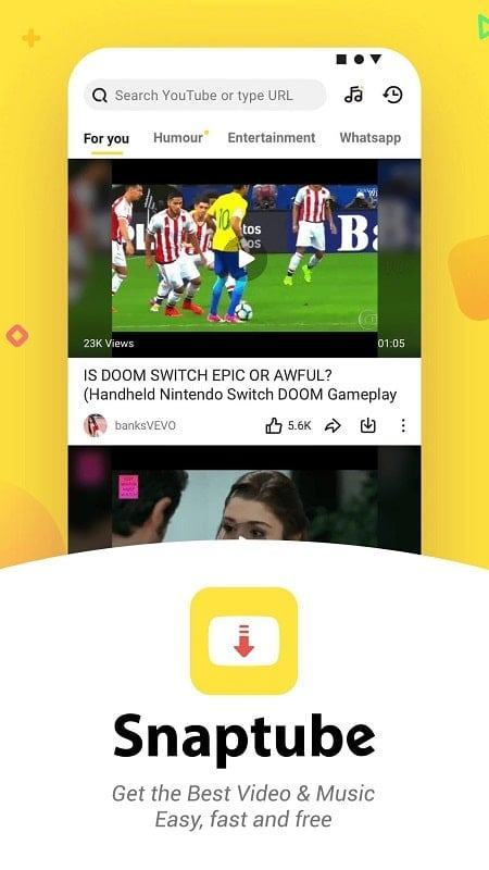 apk chế độ SnapTube