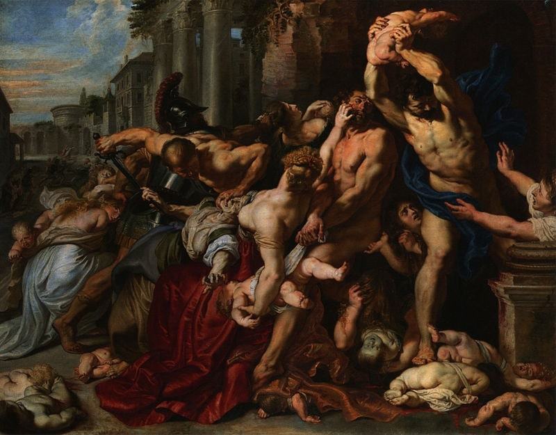 Bức tranh về vụ thảm sát của Peter Paul Rubens