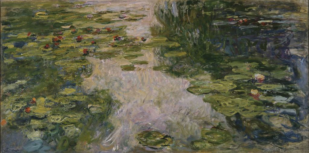 tranh hoa súng của claude monet