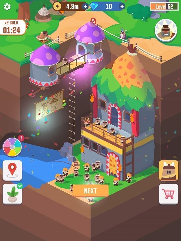 Idle Digging Tycoon mod tiền