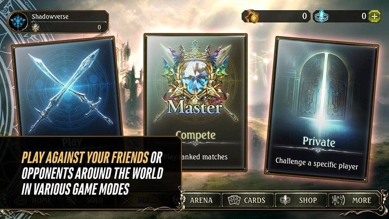 Chế độ android Shadowverse CCG
