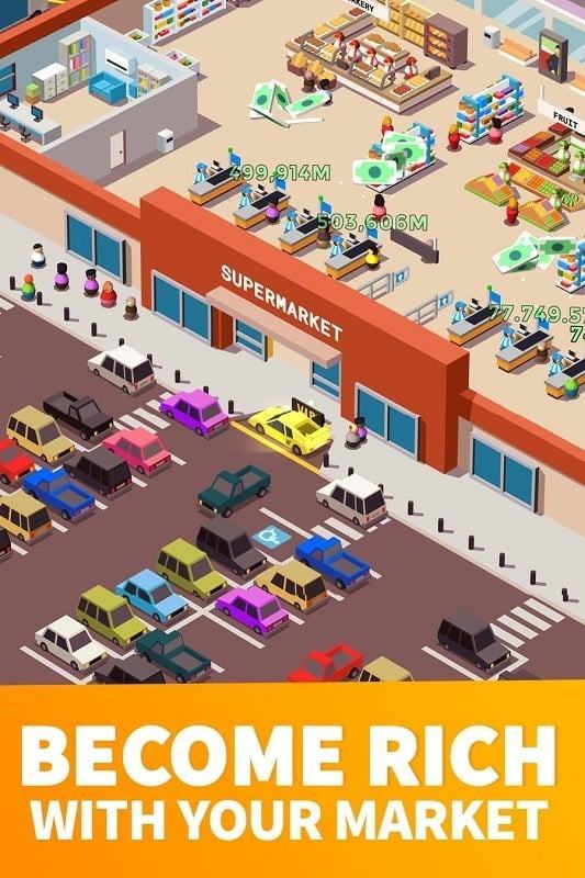 Idle Supermarket Tycoon mod