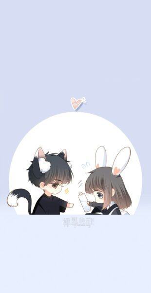 Ảnh cặp đôi anime chibi dễ thương