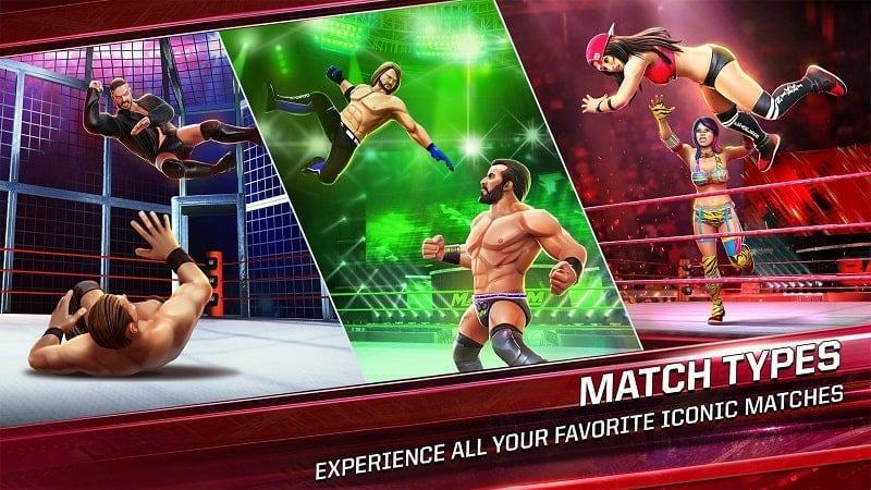 Apk mod WWE Mayhem