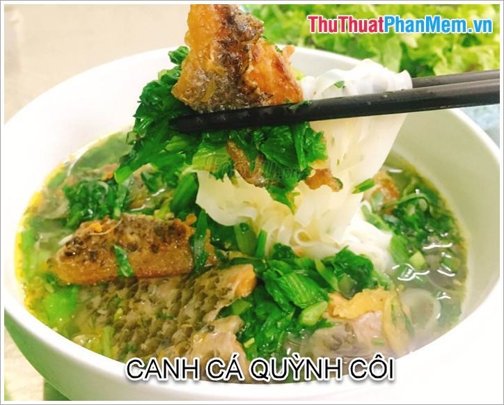 Canh cá Quỳnh Côi