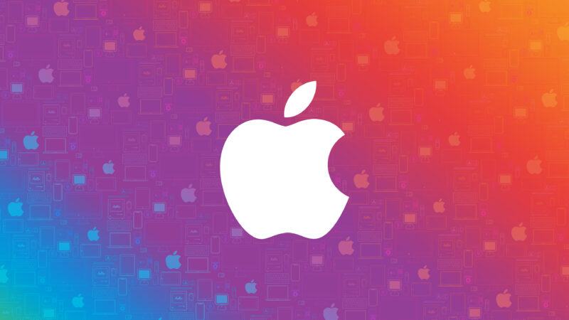 Hình nền Macbook logo Apple