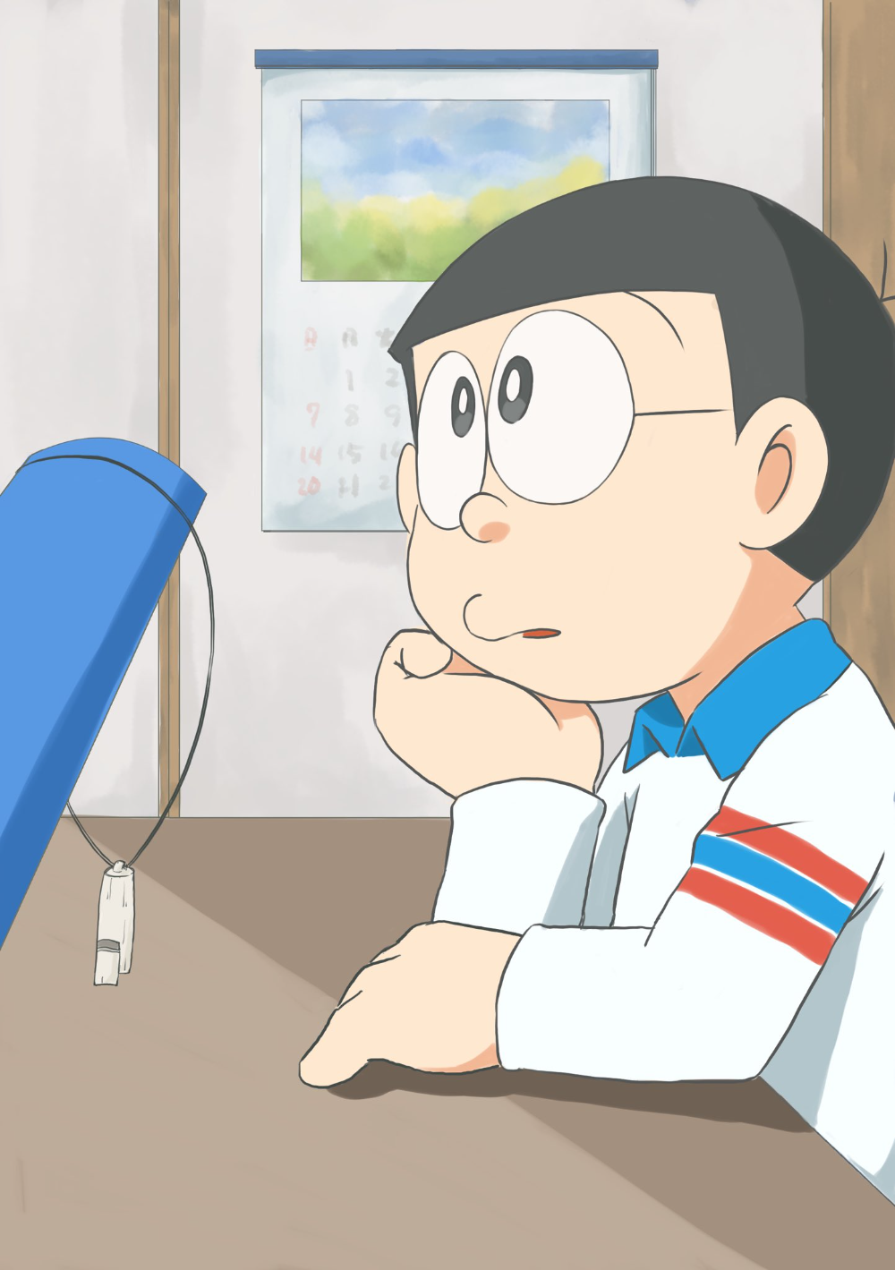 Hình ảnh dễ thương và chu đáo của Nobita