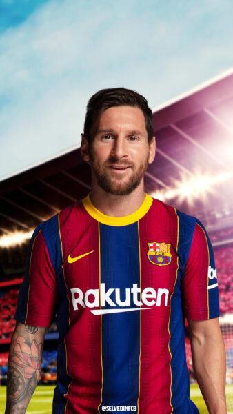 Ảnh Messi chụp trước mặt đẹp trai quá