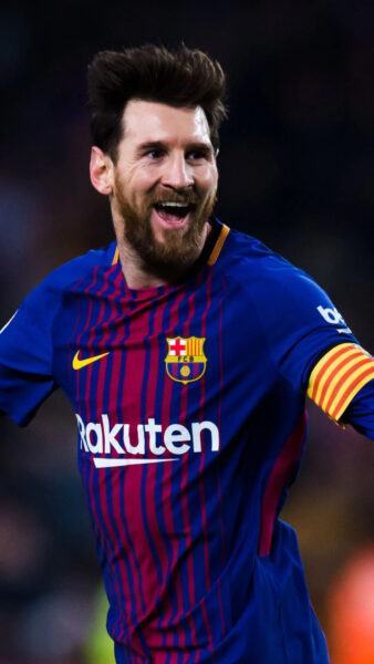 Ảnh râu và nụ cười của Messi