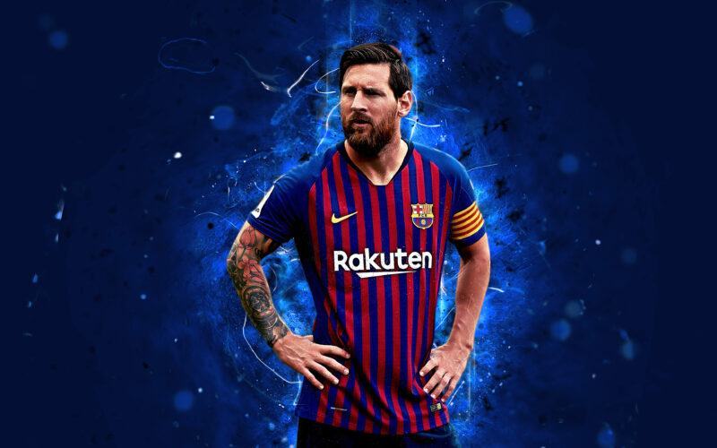 Ảnh Messi 4K tỏa sáng cho laptop
